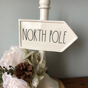 Rae Dunn North Pole Ornamental Decor Sign